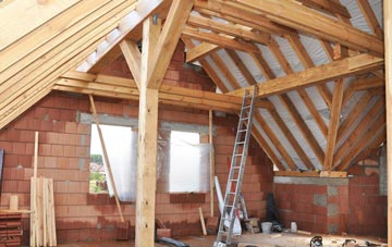 New Moat attic trusses