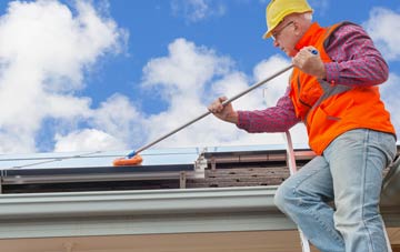 New Moat soft wash roof cleaning